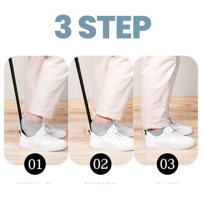 🥾Extra Long Shoe Horn with Wall-Mount Base