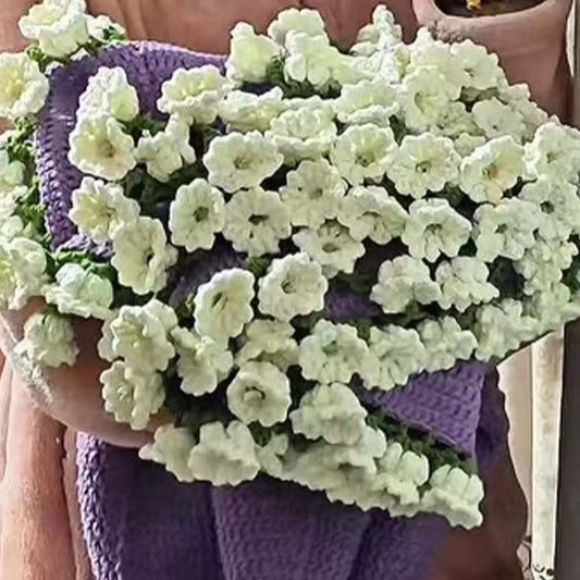 Crochet Rose Bouquet Knitted Blanket