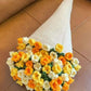 Crochet Rose Bouquet Knitted Blanket