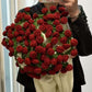 Crochet Rose Bouquet Knitted Blanket