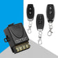 Wireless remote control switch and receiver kit, no wiring required