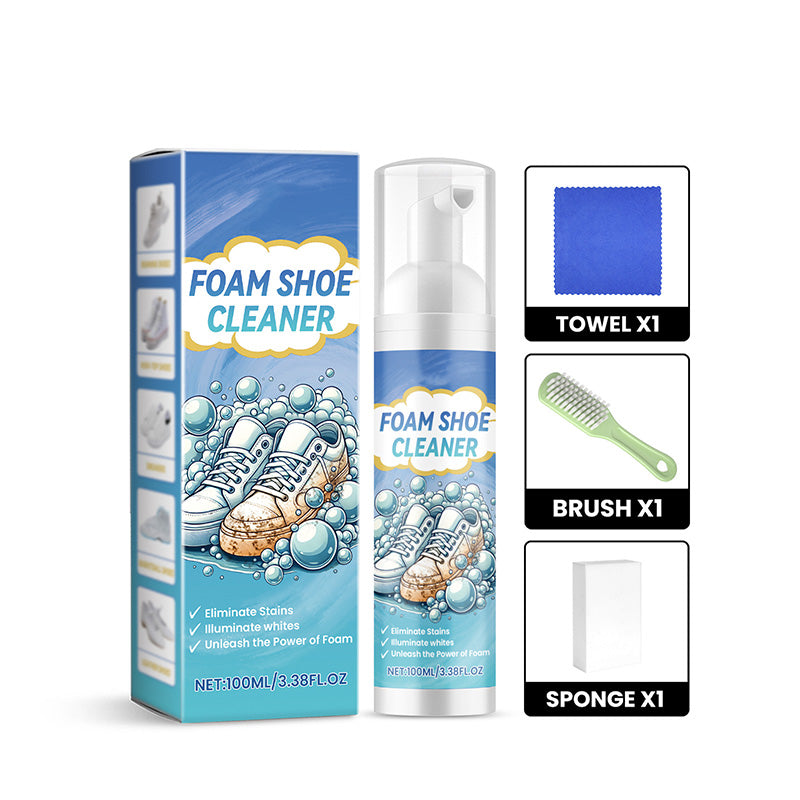 ⏰🔥LIMITED TIME 50% OFF! 👟 Portable Shoe Stain Remover Kit – 50K+ Sold, Easy & Quick Cleaning Anywhere ✨💦