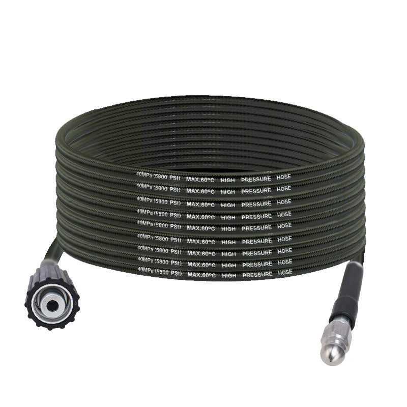 🚿 HOT SALE! ⚡ High-Pressure Sewer Jetter Hose with Nozzle – Strong Pressure Cleaning, Flexible & Durable, Anti-Kink Design, Universal Compatibility for Pipeline & Sewer Unblocking 🛠️