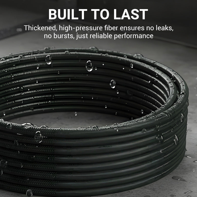 🚿 HOT SALE! ⚡ High-Pressure Sewer Jetter Hose with Nozzle – Strong Pressure Cleaning, Flexible & Durable, Anti-Kink Design, Universal Compatibility for Pipeline & Sewer Unblocking 🛠️
