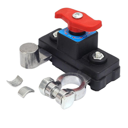 🔥One-Hand Operation🔥Car Battery Disconnect Switch – Protect Your Car Battery & Cut Power Instantly!