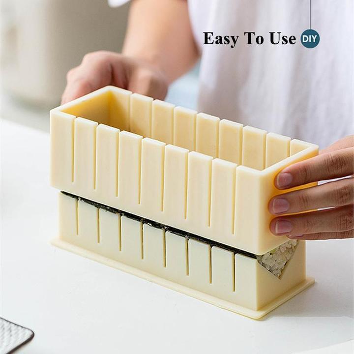 ⏳Time-Limited Special⏰DIY Sushi Mold – Easy to use, BPA-free & reusable – Make perfect sushi rolls at home 🌸