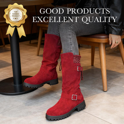 💖Black Friday Mega Deal – 50% off!💖Women's Slouchy Boots, Mid-Calf Length