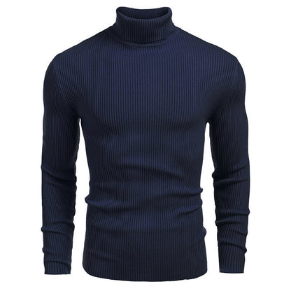 💯 Premium Softness | Men's Soft Knit Turtleneck Sweater
