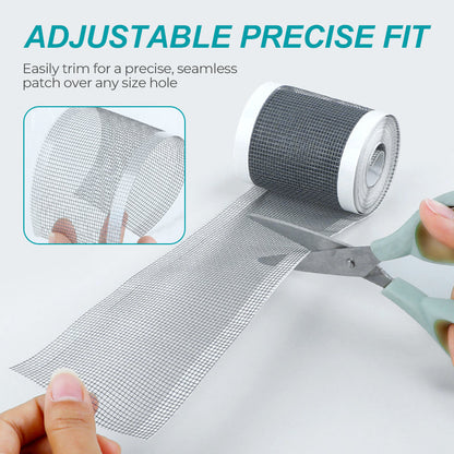 🪟 Self-Adhesive DIY Window Screen Repair Tape – Quick Fix for Holes & Tears, Easy No-Tool Repair ✨🛠️