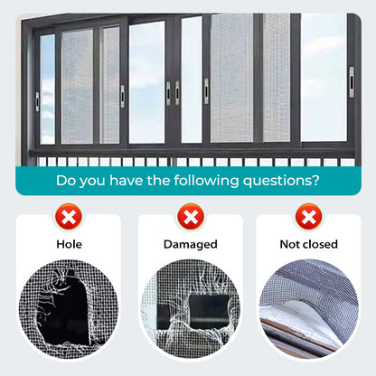 🪟 Self-Adhesive DIY Window Screen Repair Tape – Quick Fix for Holes & Tears, Easy No-Tool Repair ✨🛠️