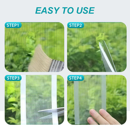 🪟 Self-Adhesive DIY Window Screen Repair Tape – Quick Fix for Holes & Tears, Easy No-Tool Repair ✨🛠️