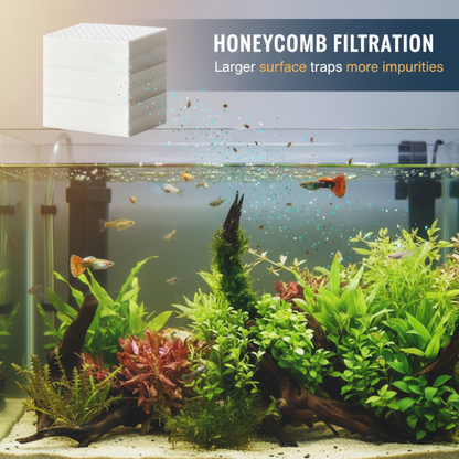 ✨ AQUARIUM CLARIFYING SHEETS - Crystal Clear Water in 24 Hours, Removes Odors and Impurities, Safe for All Fish and Plants 🌿🔮