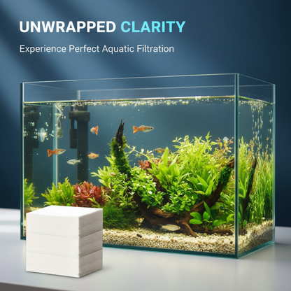 ✨ AQUARIUM CLARIFYING SHEETS - Crystal Clear Water in 24 Hours, Removes Odors and Impurities, Safe for All Fish and Plants 🌿🔮