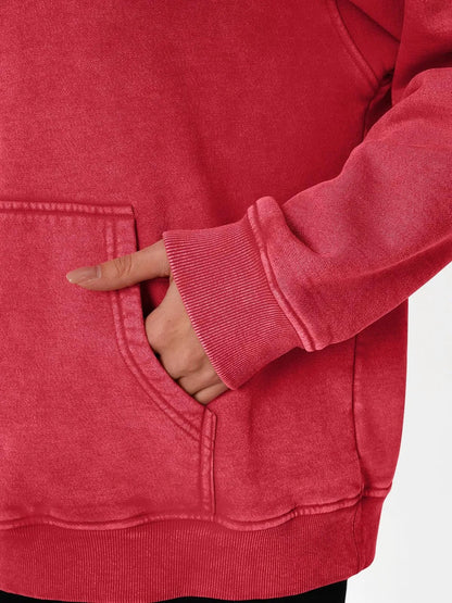 🔥LAST DAY SALE 49% OFF!!💥🎁Womens Acid Wash Hoodie Oversized Long Sleeve Fall Fashion Sweatshirts