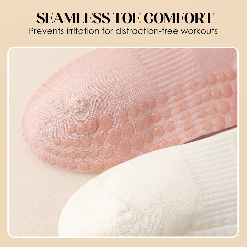 Non-Slip Grip Yoga Socks for Pilates & Barre