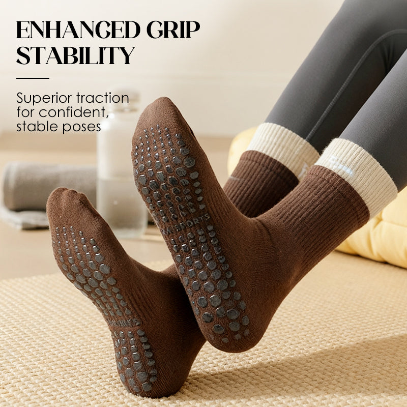 Non-Slip Grip Yoga Socks for Pilates & Barre