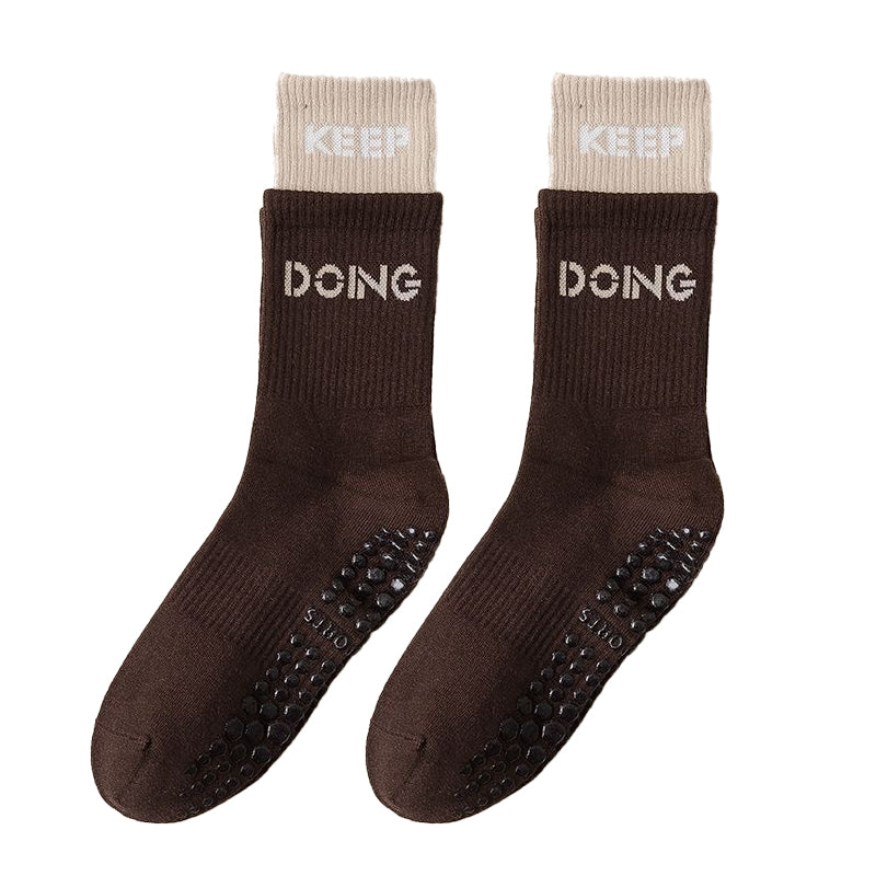 Non-Slip Grip Yoga Socks for Pilates & Barre