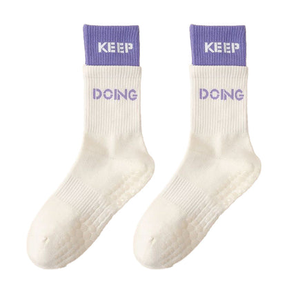Non-Slip Grip Yoga Socks for Pilates & Barre