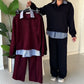 ⏳Limited-time offer⏰ Women's casual two-piece set with long sleeves, top and pants.