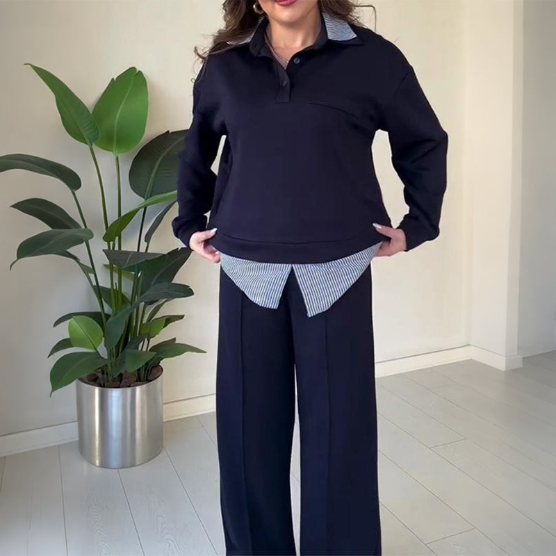 ☁️Soft & Breathable, All-Day Comfort – Women's Long-Sleeve Top & Pants Set ✨