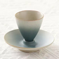 Creative Rotating Ceramic Teacup with Saucer Set