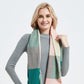 Unisex Stylish Plaids Infinity Scarf with Hidden Zipper