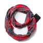 Unisex Stylish Plaids Infinity Scarf with Hidden Zipper