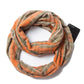 Unisex Stylish Plaids Infinity Scarf with Hidden Zipper