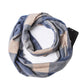 Unisex Stylish Plaids Infinity Scarf with Hidden Zipper