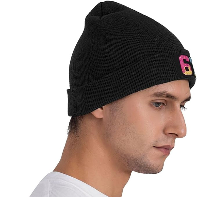 Comfortable & Warm Number 67 Graphic Beanie