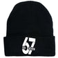 Comfortable & Warm Number 67 Graphic Beanie