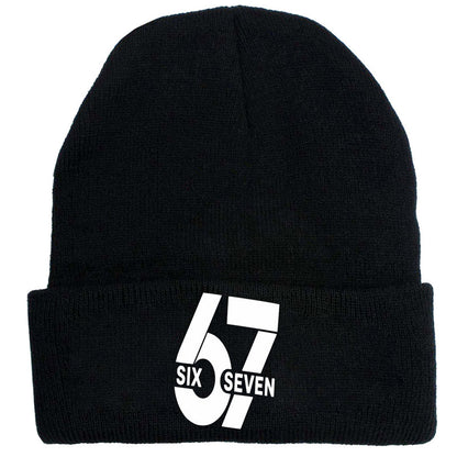 Comfortable & Warm Number 67 Graphic Beanie