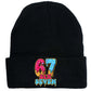 Comfortable & Warm Number 67 Graphic Beanie