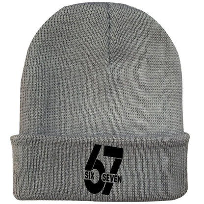 Comfortable & Warm Number 67 Graphic Beanie