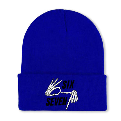 Comfortable & Warm Number 67 Graphic Beanie