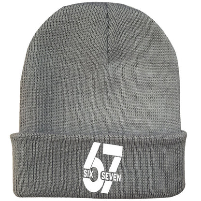 Comfortable & Warm Number 67 Graphic Beanie
