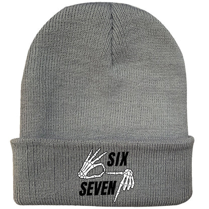 Comfortable & Warm Number 67 Graphic Beanie