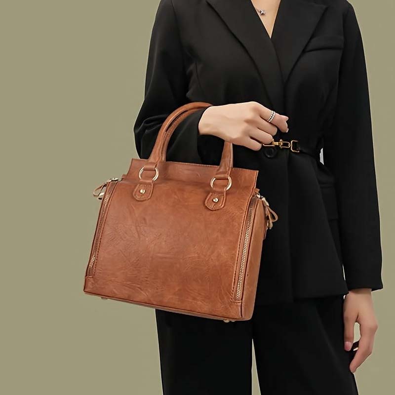 Vegan Leather Crossbody Bag for Women