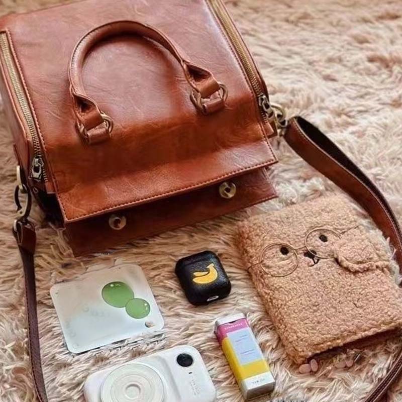 Vegan Leather Crossbody Bag for Women