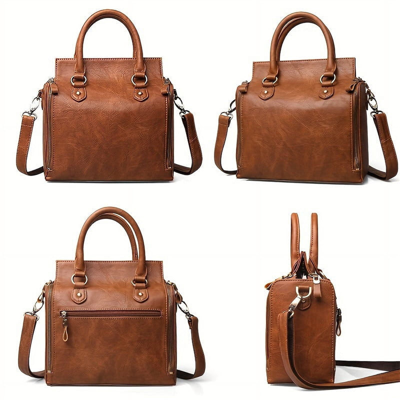 Vegan Leather Crossbody Bag for Women