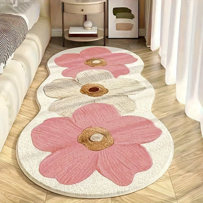 📢📢50 % OFF !!🎅Soft Irregular Flower Pattern Rug