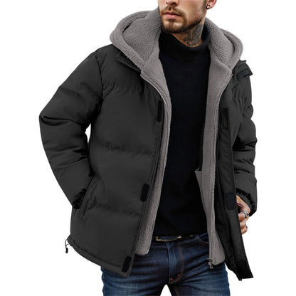 📢 50% OFF!! ✨ Men’s Cold-Resistant Windproof Thermal-Lined Hooded Coat 🧥❄️ – Free Shipping 🚚