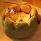 Cozy Cactus Petal-Shaped Pet Bed