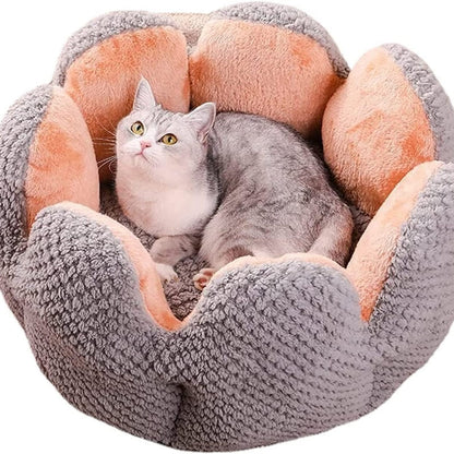 Cozy Cactus Petal-Shaped Pet Bed