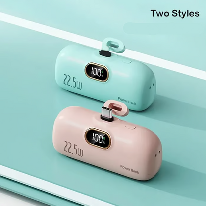 🎉 2026 Sale — Over 46,000 Sold! 🔋 5000mAh Mini Portable Power Bank – 22.5W Fast Charging & Digital Display ⚡
