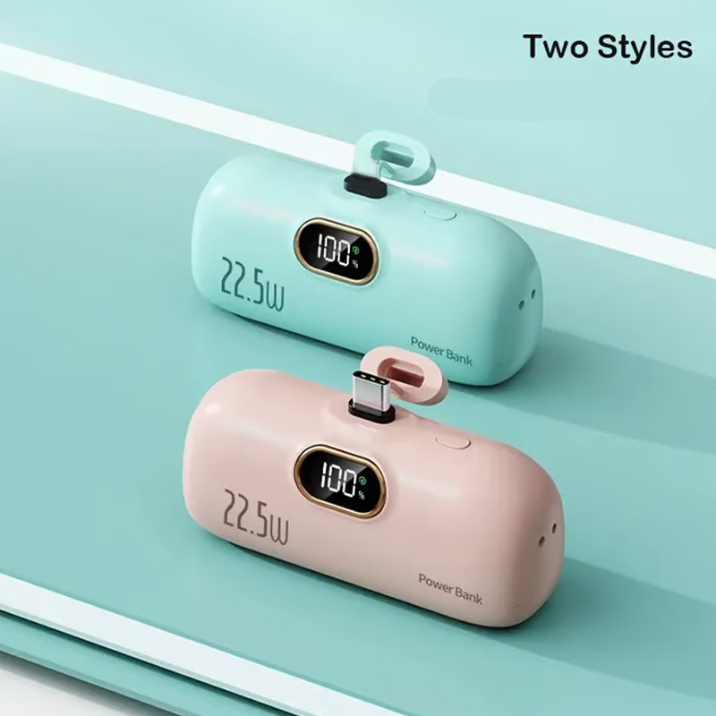 🔋 50% OFF NOW! ✨ 5000mAh Mini Portable Phone Power Bank – Ultra-compact & dual USB ports – Fast charging, lightweight – perfect for travel, commute or emergency top-ups 📱