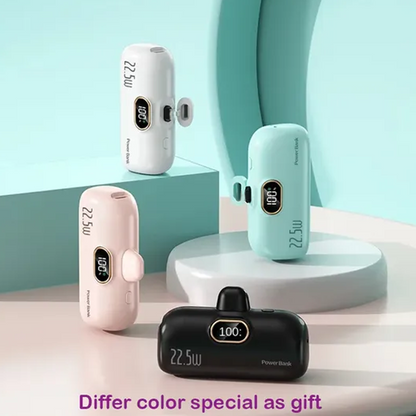 🎉 2026 Sale — Over 46,000 Sold! 🔋 5000mAh Mini Portable Power Bank – 22.5W Fast Charging & Digital Display ⚡