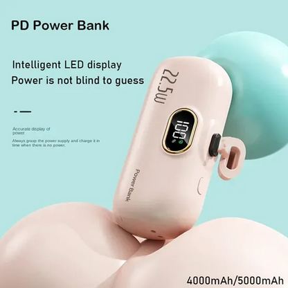 🔋 50% OFF NOW! ✨ 5000mAh Mini Portable Phone Power Bank – Ultra-compact & dual USB ports – Fast charging, lightweight – perfect for travel, commute or emergency top-ups 📱