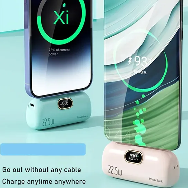🎉 2026 Sale — Over 46,000 Sold! 🔋 5000mAh Mini Portable Power Bank – 22.5W Fast Charging & Digital Display ⚡