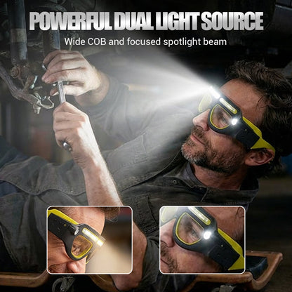 ⏳Limited-time 49% off⏰Rechargeable LED Glasses Headlamp